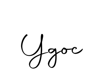 Create a beautiful signature design for name Ygoc. With this signature (Autography-DOLnW) fonts, you can make a handwritten signature for free. Ygoc signature style 10 images and pictures png