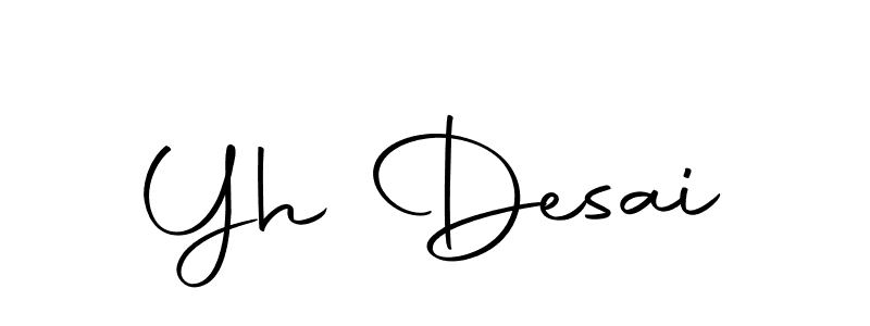 You should practise on your own different ways (Autography-DOLnW) to write your name (Yh Desai) in signature. don't let someone else do it for you. Yh Desai signature style 10 images and pictures png