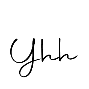 How to make Yhh signature? Autography-DOLnW is a professional autograph style. Create handwritten signature for Yhh name. Yhh signature style 10 images and pictures png