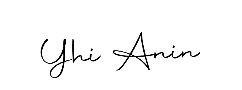Design your own signature with our free online signature maker. With this signature software, you can create a handwritten (Autography-DOLnW) signature for name Yhi Anin. Yhi Anin signature style 10 images and pictures png
