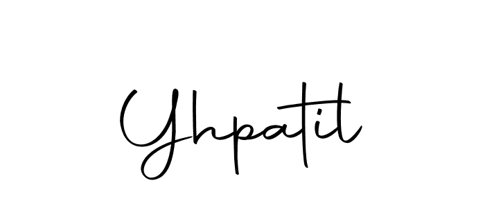 Make a beautiful signature design for name Yhpatil. With this signature (Autography-DOLnW) style, you can create a handwritten signature for free. Yhpatil signature style 10 images and pictures png