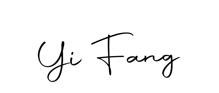 Design your own signature with our free online signature maker. With this signature software, you can create a handwritten (Autography-DOLnW) signature for name Yi Fang. Yi Fang signature style 10 images and pictures png