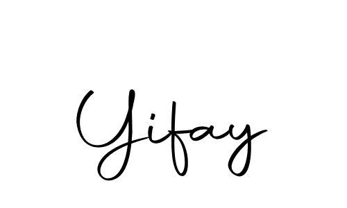 if you are searching for the best signature style for your name Yifay. so please give up your signature search. here we have designed multiple signature styles  using Autography-DOLnW. Yifay signature style 10 images and pictures png