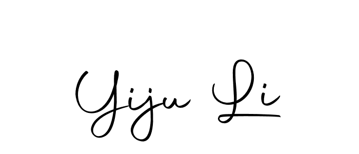 Create a beautiful signature design for name Yiju Li. With this signature (Autography-DOLnW) fonts, you can make a handwritten signature for free. Yiju Li signature style 10 images and pictures png
