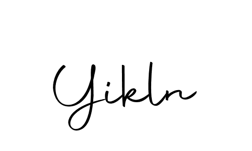 Create a beautiful signature design for name Yikln. With this signature (Autography-DOLnW) fonts, you can make a handwritten signature for free. Yikln signature style 10 images and pictures png