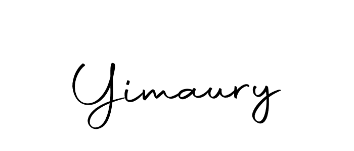 Yimaury stylish signature style. Best Handwritten Sign (Autography-DOLnW) for my name. Handwritten Signature Collection Ideas for my name Yimaury. Yimaury signature style 10 images and pictures png