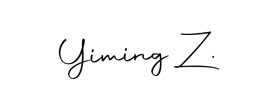 Also we have Yiming Z. name is the best signature style. Create professional handwritten signature collection using Autography-DOLnW autograph style. Yiming Z. signature style 10 images and pictures png