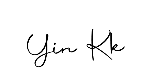 You should practise on your own different ways (Autography-DOLnW) to write your name (Yin Kk) in signature. don't let someone else do it for you. Yin Kk signature style 10 images and pictures png