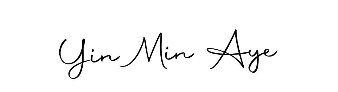 Make a beautiful signature design for name Yin Min Aye. With this signature (Autography-DOLnW) style, you can create a handwritten signature for free. Yin Min Aye signature style 10 images and pictures png