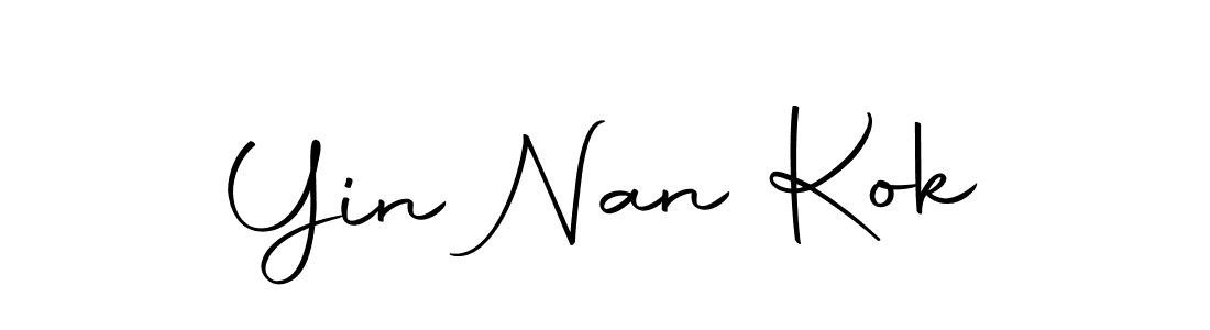 Create a beautiful signature design for name Yin Nan Kok. With this signature (Autography-DOLnW) fonts, you can make a handwritten signature for free. Yin Nan Kok signature style 10 images and pictures png