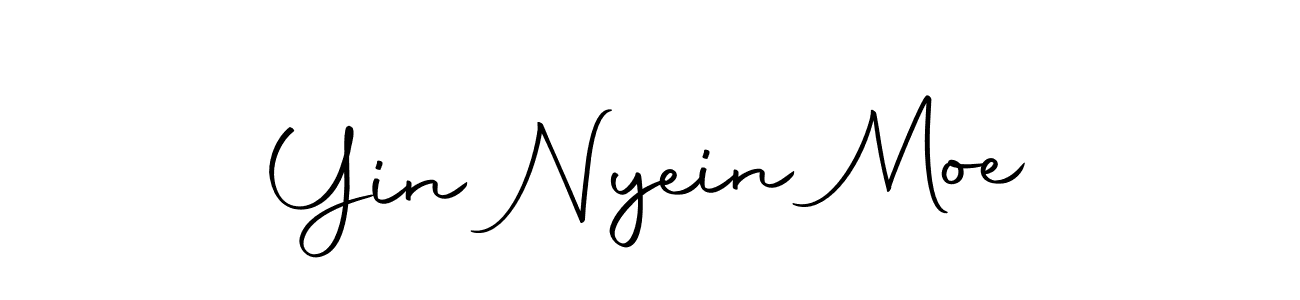 The best way (Autography-DOLnW) to make a short signature is to pick only two or three words in your name. The name Yin Nyein Moe include a total of six letters. For converting this name. Yin Nyein Moe signature style 10 images and pictures png