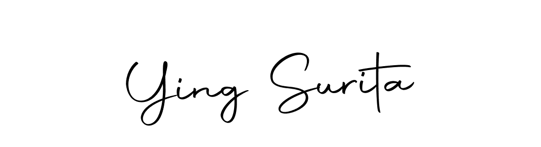 Make a beautiful signature design for name Ying Surita. Use this online signature maker to create a handwritten signature for free. Ying Surita signature style 10 images and pictures png