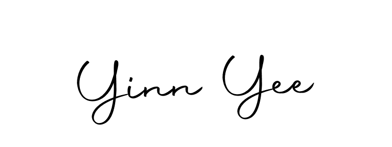 The best way (Autography-DOLnW) to make a short signature is to pick only two or three words in your name. The name Yinn Yee include a total of six letters. For converting this name. Yinn Yee signature style 10 images and pictures png