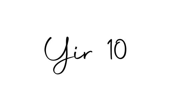 Create a beautiful signature design for name Yir 10. With this signature (Autography-DOLnW) fonts, you can make a handwritten signature for free. Yir 10 signature style 10 images and pictures png