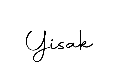 How to make Yisak name signature. Use Autography-DOLnW style for creating short signs online. This is the latest handwritten sign. Yisak signature style 10 images and pictures png