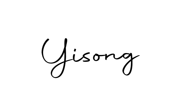 Create a beautiful signature design for name Yisong. With this signature (Autography-DOLnW) fonts, you can make a handwritten signature for free. Yisong signature style 10 images and pictures png