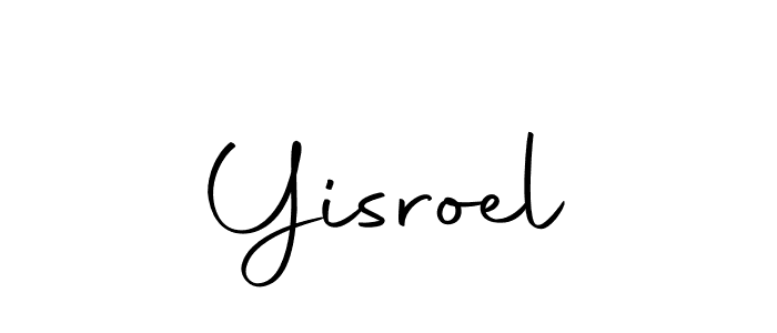 Design your own signature with our free online signature maker. With this signature software, you can create a handwritten (Autography-DOLnW) signature for name Yisroel. Yisroel signature style 10 images and pictures png