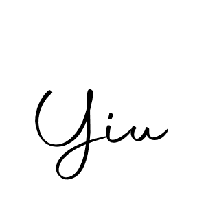 How to make Yiu signature? Autography-DOLnW is a professional autograph style. Create handwritten signature for Yiu name. Yiu signature style 10 images and pictures png