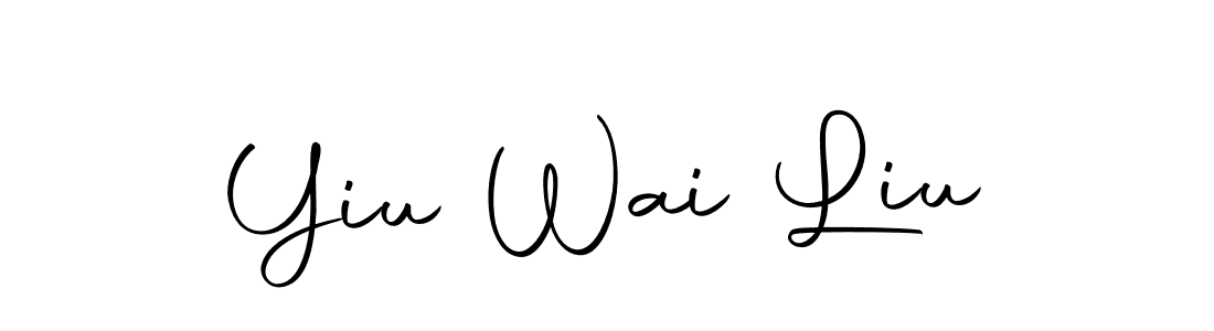 You should practise on your own different ways (Autography-DOLnW) to write your name (Yiu Wai Liu) in signature. don't let someone else do it for you. Yiu Wai Liu signature style 10 images and pictures png