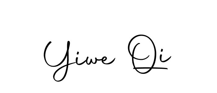 It looks lik you need a new signature style for name Yiwe Qi. Design unique handwritten (Autography-DOLnW) signature with our free signature maker in just a few clicks. Yiwe Qi signature style 10 images and pictures png