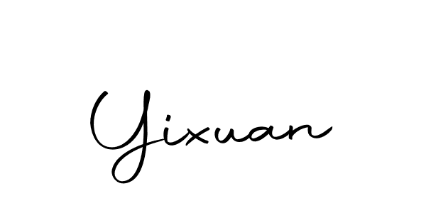 Design your own signature with our free online signature maker. With this signature software, you can create a handwritten (Autography-DOLnW) signature for name Yixuan. Yixuan signature style 10 images and pictures png