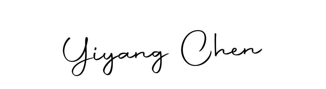 You should practise on your own different ways (Autography-DOLnW) to write your name (Yiyang Chen) in signature. don't let someone else do it for you. Yiyang Chen signature style 10 images and pictures png