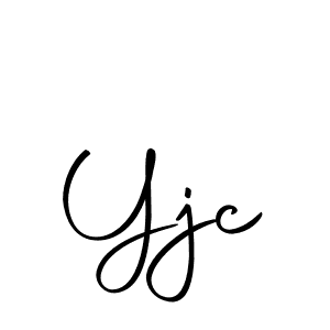 Use a signature maker to create a handwritten signature online. With this signature software, you can design (Autography-DOLnW) your own signature for name Yjc. Yjc signature style 10 images and pictures png