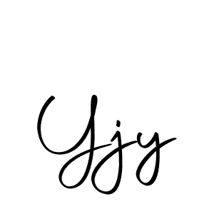 How to make Yjy signature? Autography-DOLnW is a professional autograph style. Create handwritten signature for Yjy name. Yjy signature style 10 images and pictures png