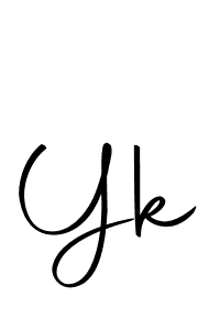 Also we have Yk name is the best signature style. Create professional handwritten signature collection using Autography-DOLnW autograph style. Yk signature style 10 images and pictures png