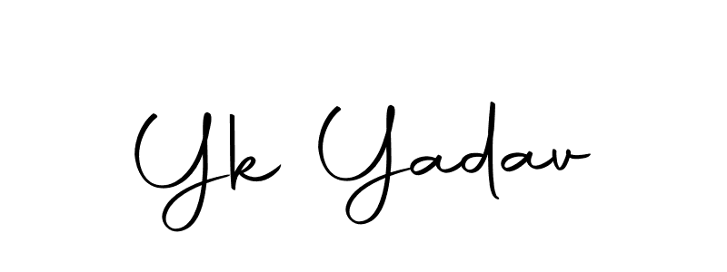 How to make Yk Yadav signature? Autography-DOLnW is a professional autograph style. Create handwritten signature for Yk Yadav name. Yk Yadav signature style 10 images and pictures png
