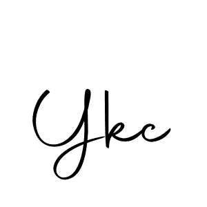 Create a beautiful signature design for name Ykc. With this signature (Autography-DOLnW) fonts, you can make a handwritten signature for free. Ykc signature style 10 images and pictures png