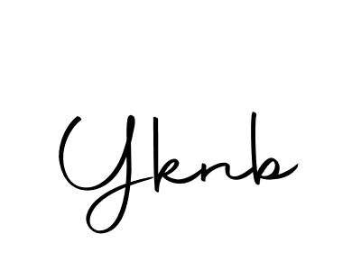 The best way (Autography-DOLnW) to make a short signature is to pick only two or three words in your name. The name Yknb include a total of six letters. For converting this name. Yknb signature style 10 images and pictures png