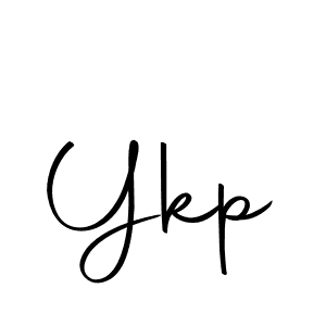 Design your own signature with our free online signature maker. With this signature software, you can create a handwritten (Autography-DOLnW) signature for name Ykp. Ykp signature style 10 images and pictures png