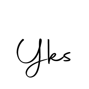 Similarly Autography-DOLnW is the best handwritten signature design. Signature creator online .You can use it as an online autograph creator for name Yks. Yks signature style 10 images and pictures png