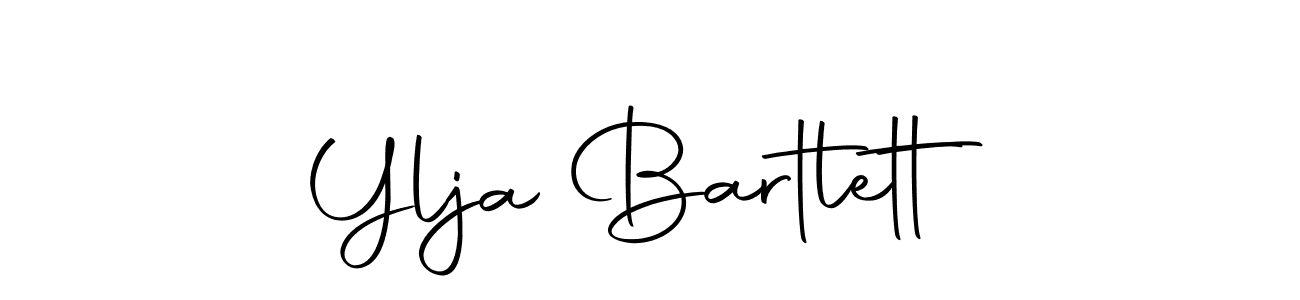 Design your own signature with our free online signature maker. With this signature software, you can create a handwritten (Autography-DOLnW) signature for name Ylja Bartlett. Ylja Bartlett signature style 10 images and pictures png