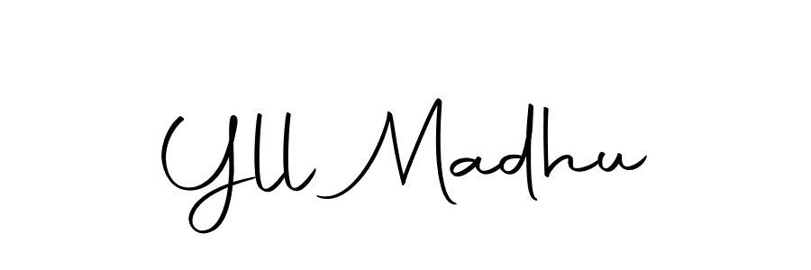 Similarly Autography-DOLnW is the best handwritten signature design. Signature creator online .You can use it as an online autograph creator for name Yll Madhu. Yll Madhu signature style 10 images and pictures png