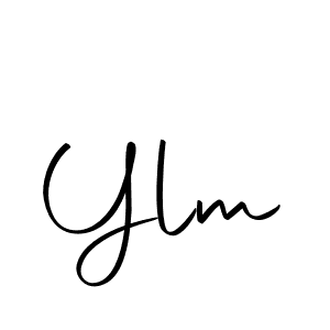 Ylm stylish signature style. Best Handwritten Sign (Autography-DOLnW) for my name. Handwritten Signature Collection Ideas for my name Ylm. Ylm signature style 10 images and pictures png