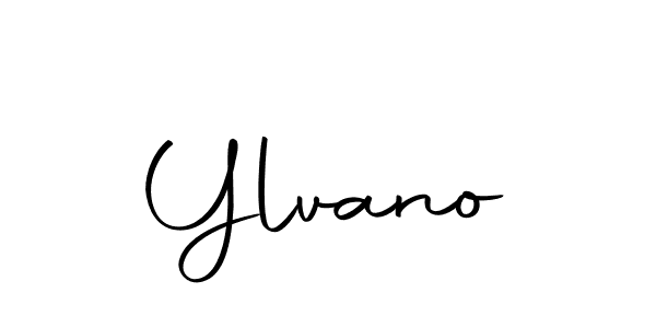 Design your own signature with our free online signature maker. With this signature software, you can create a handwritten (Autography-DOLnW) signature for name Ylvano. Ylvano signature style 10 images and pictures png