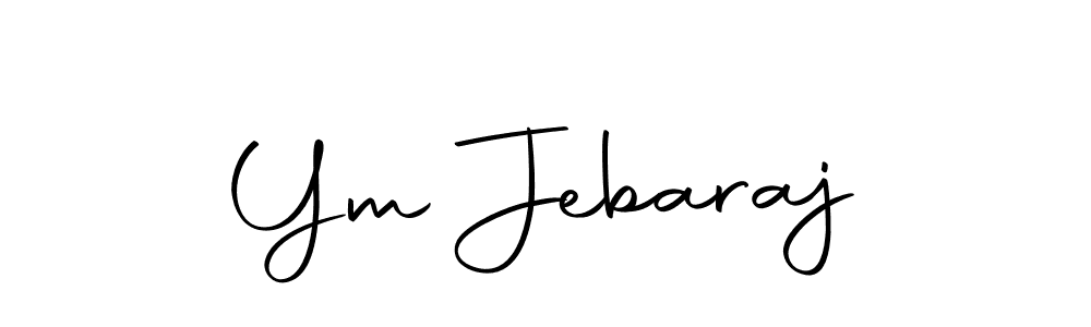 Make a beautiful signature design for name Ym Jebaraj. With this signature (Autography-DOLnW) style, you can create a handwritten signature for free. Ym Jebaraj signature style 10 images and pictures png