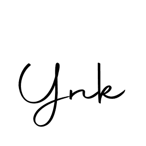 Use a signature maker to create a handwritten signature online. With this signature software, you can design (Autography-DOLnW) your own signature for name Ynk. Ynk signature style 10 images and pictures png