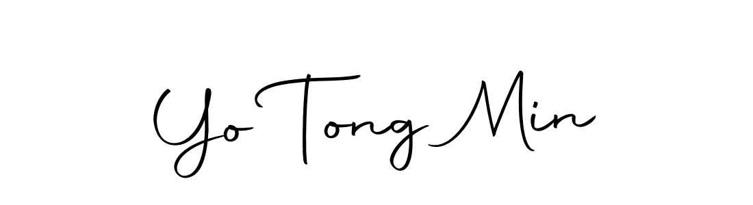 The best way (Autography-DOLnW) to make a short signature is to pick only two or three words in your name. The name Yo Tong Min include a total of six letters. For converting this name. Yo Tong Min signature style 10 images and pictures png