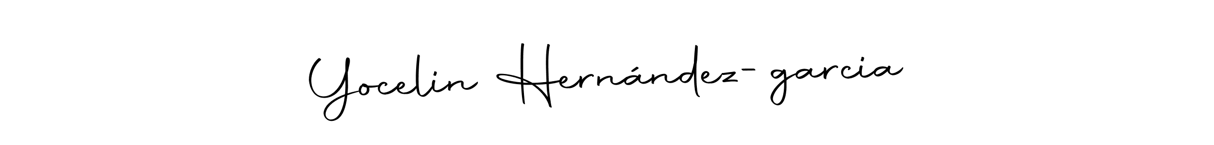 Make a short Yocelin Hernández-garcia signature style. Manage your documents anywhere anytime using Autography-DOLnW. Create and add eSignatures, submit forms, share and send files easily. Yocelin Hernández-garcia signature style 10 images and pictures png