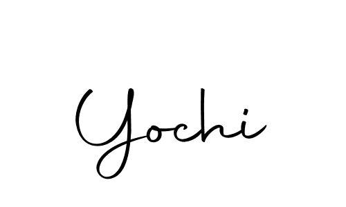 Use a signature maker to create a handwritten signature online. With this signature software, you can design (Autography-DOLnW) your own signature for name Yochi. Yochi signature style 10 images and pictures png