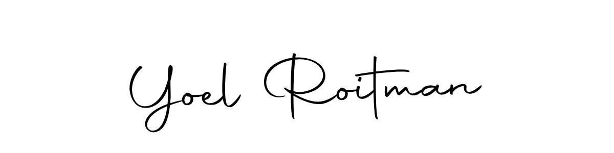 Make a beautiful signature design for name Yoel Roitman. With this signature (Autography-DOLnW) style, you can create a handwritten signature for free. Yoel Roitman signature style 10 images and pictures png