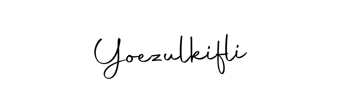 Make a beautiful signature design for name Yoezulkifli. With this signature (Autography-DOLnW) style, you can create a handwritten signature for free. Yoezulkifli signature style 10 images and pictures png