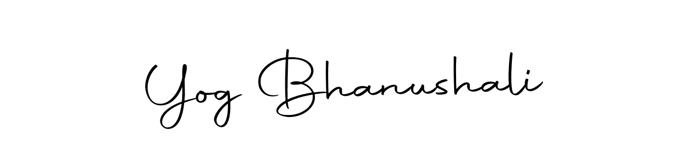 Design your own signature with our free online signature maker. With this signature software, you can create a handwritten (Autography-DOLnW) signature for name Yog Bhanushali. Yog Bhanushali signature style 10 images and pictures png