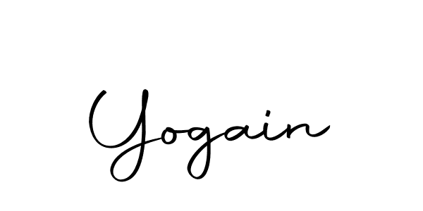 Design your own signature with our free online signature maker. With this signature software, you can create a handwritten (Autography-DOLnW) signature for name Yogain. Yogain signature style 10 images and pictures png