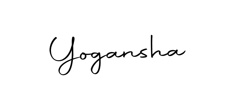 How to make Yogansha signature? Autography-DOLnW is a professional autograph style. Create handwritten signature for Yogansha name. Yogansha signature style 10 images and pictures png