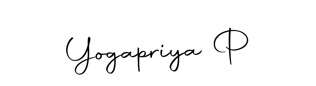 Make a beautiful signature design for name Yogapriya P. With this signature (Autography-DOLnW) style, you can create a handwritten signature for free. Yogapriya P signature style 10 images and pictures png