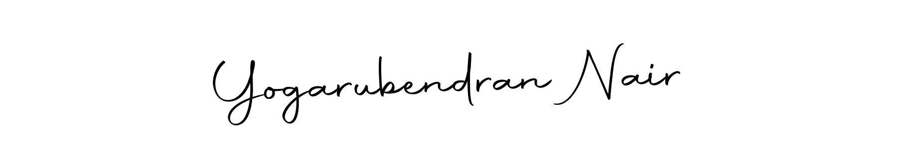 Similarly Autography-DOLnW is the best handwritten signature design. Signature creator online .You can use it as an online autograph creator for name Yogarubendran Nair. Yogarubendran Nair signature style 10 images and pictures png